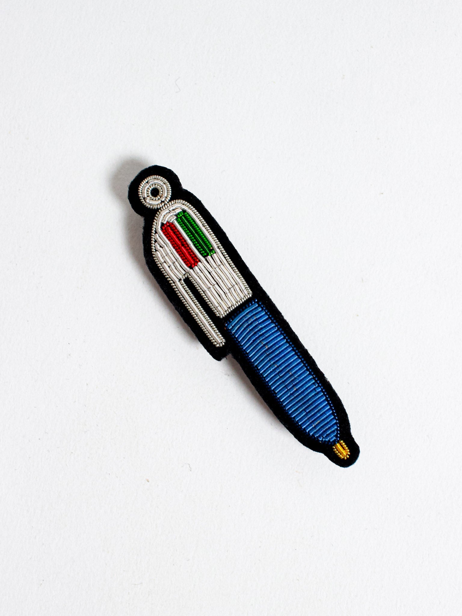 Nonsense Hand Embroidered Brooch - Macon&Lesquoy - Berte