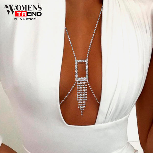 Chic Rhinestone Body Jewelry Chains 7