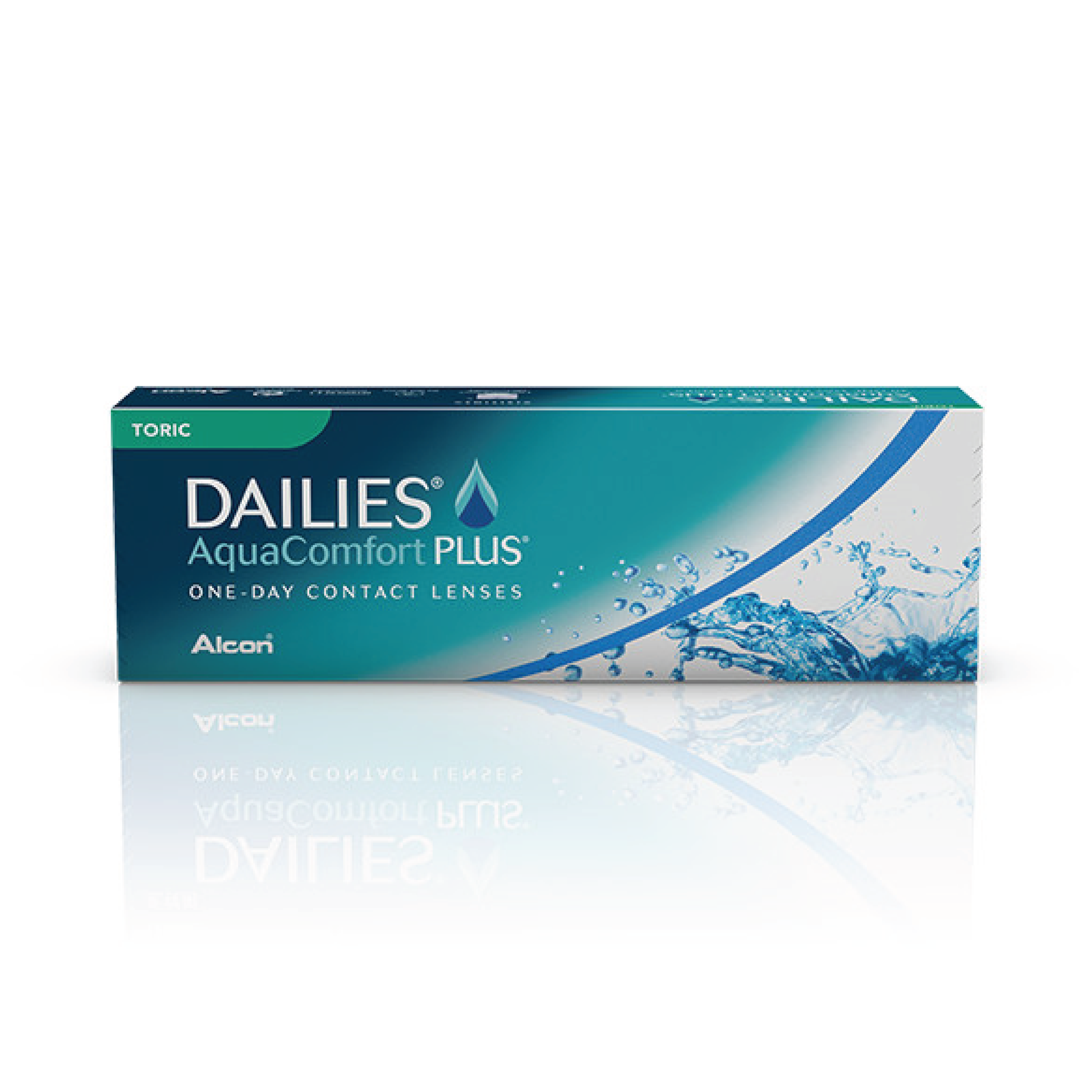 Dailies AquaComfort Plus Toric astigmatism contact lens - v sense optics daily disposable alcon thin breathable wetting ability comfort wear on eyes cornea sharp clear vision affordable 30 pack best lenses oxygen moisture technology silicone hydrogel