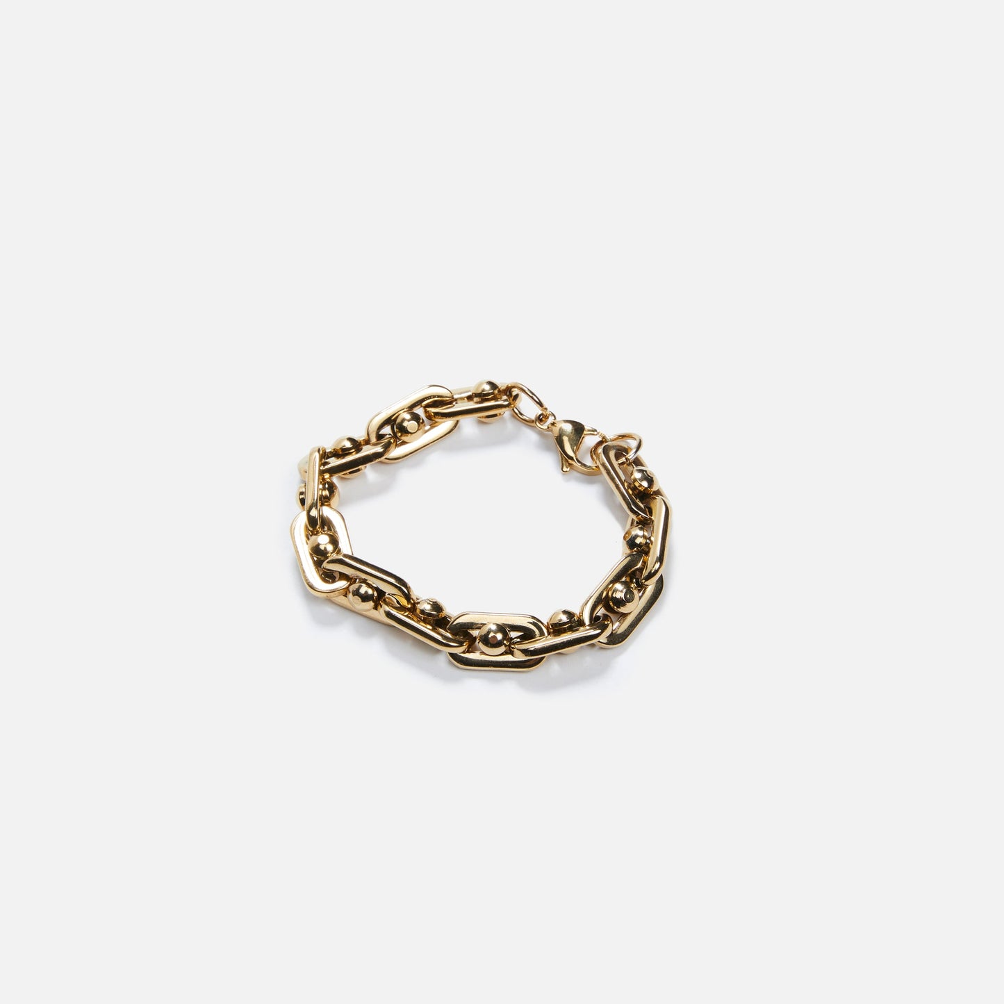 Fallon Bolt Chain Bracelet - Gold