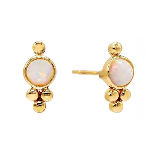 Mineral and Matter Juno Opal Stud Earrings
