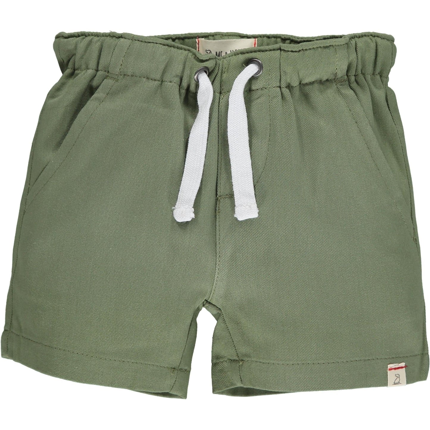 Me & Henry Hugo Twill Shorts Hunter Green