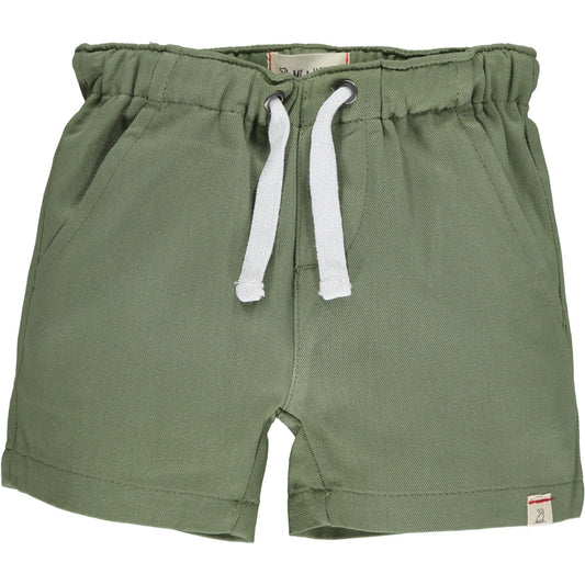 Me & Henry Hugo Twill Shorts Hunter Green