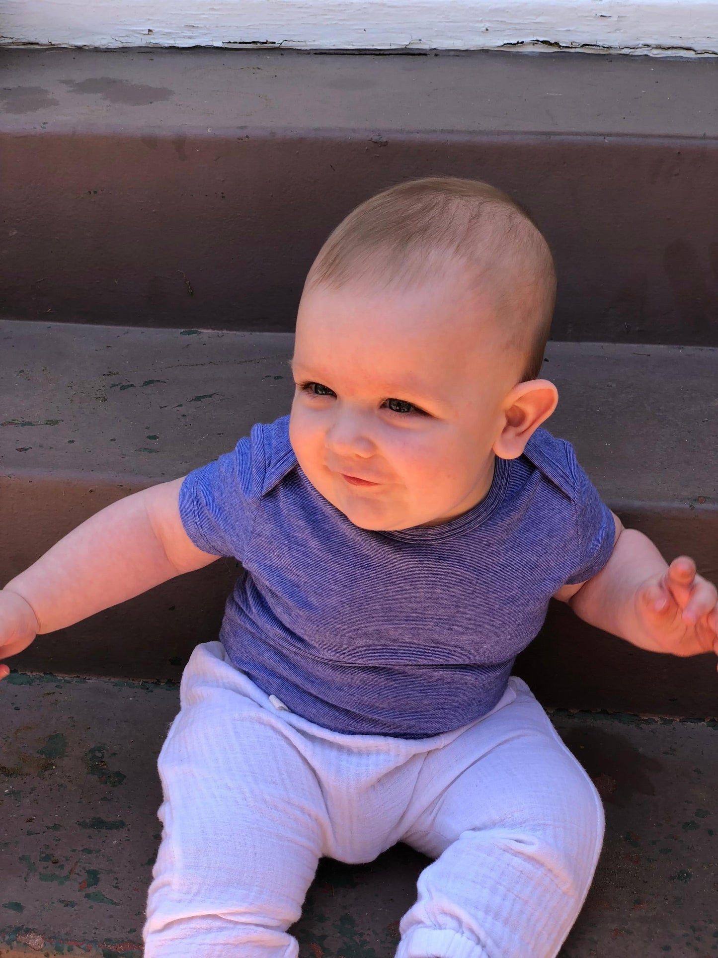 Me & Henry Bosun Gauze Pants White