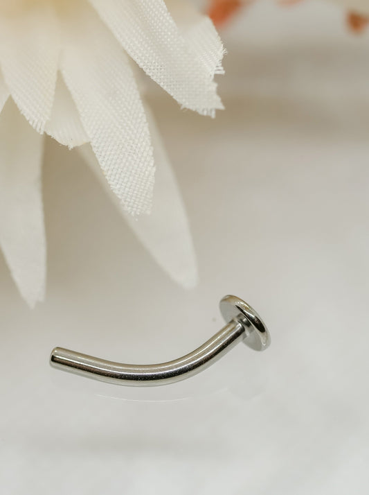 Floating Navel Barbell - Standard Threadless Titanium