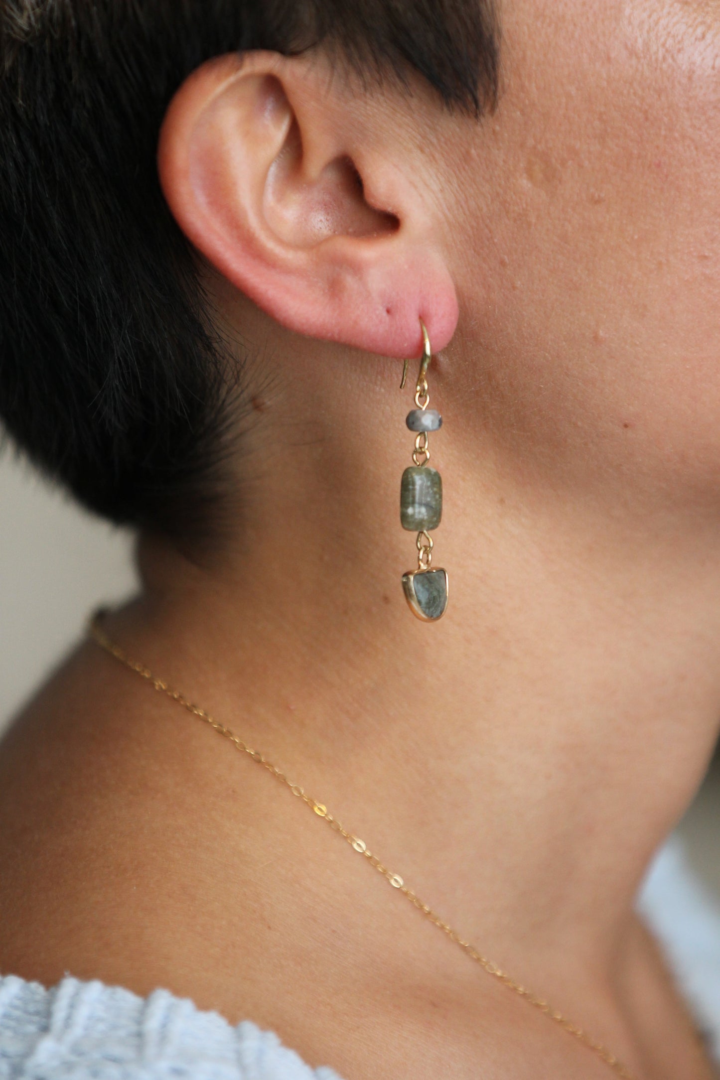 Multi Stone Earrings