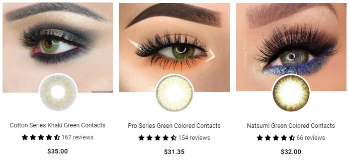 MISAKI GREEN LENSES 1