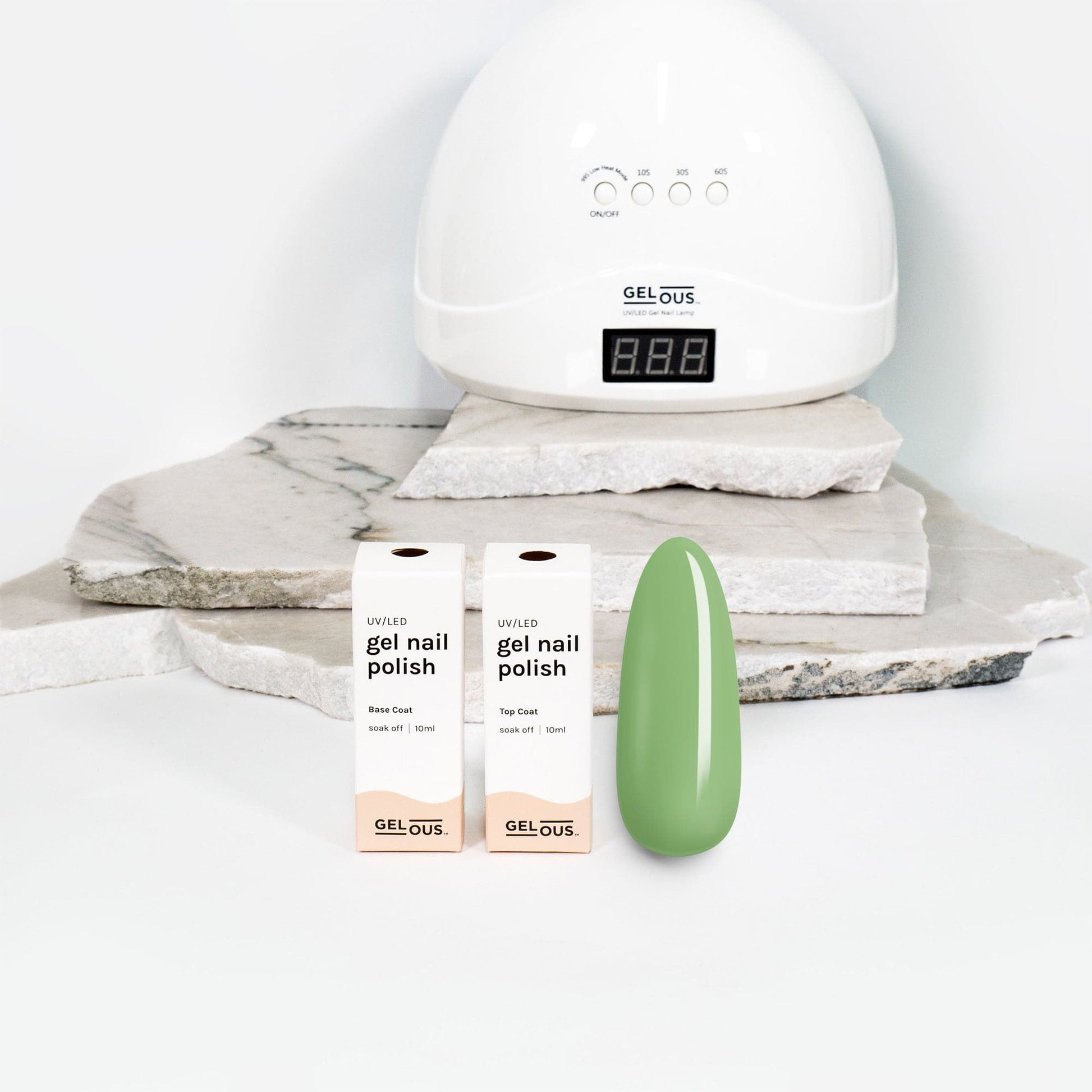 Gelous gel nail polish Better With Sage Basic Pack - photographed in New Zealand