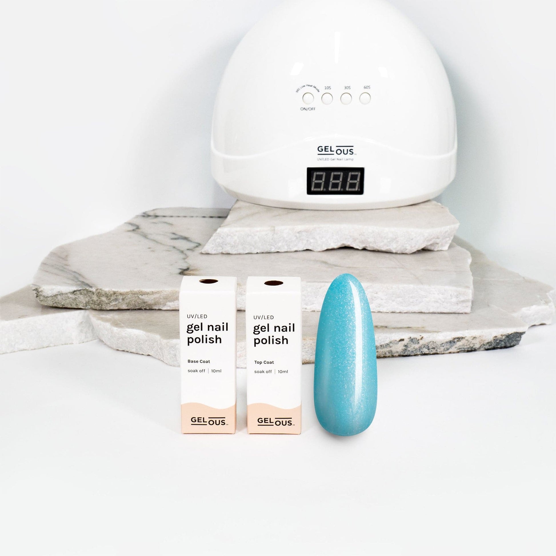 Gelous gel nail polish Ice Cold Basic Pack - photographed in New Zealand