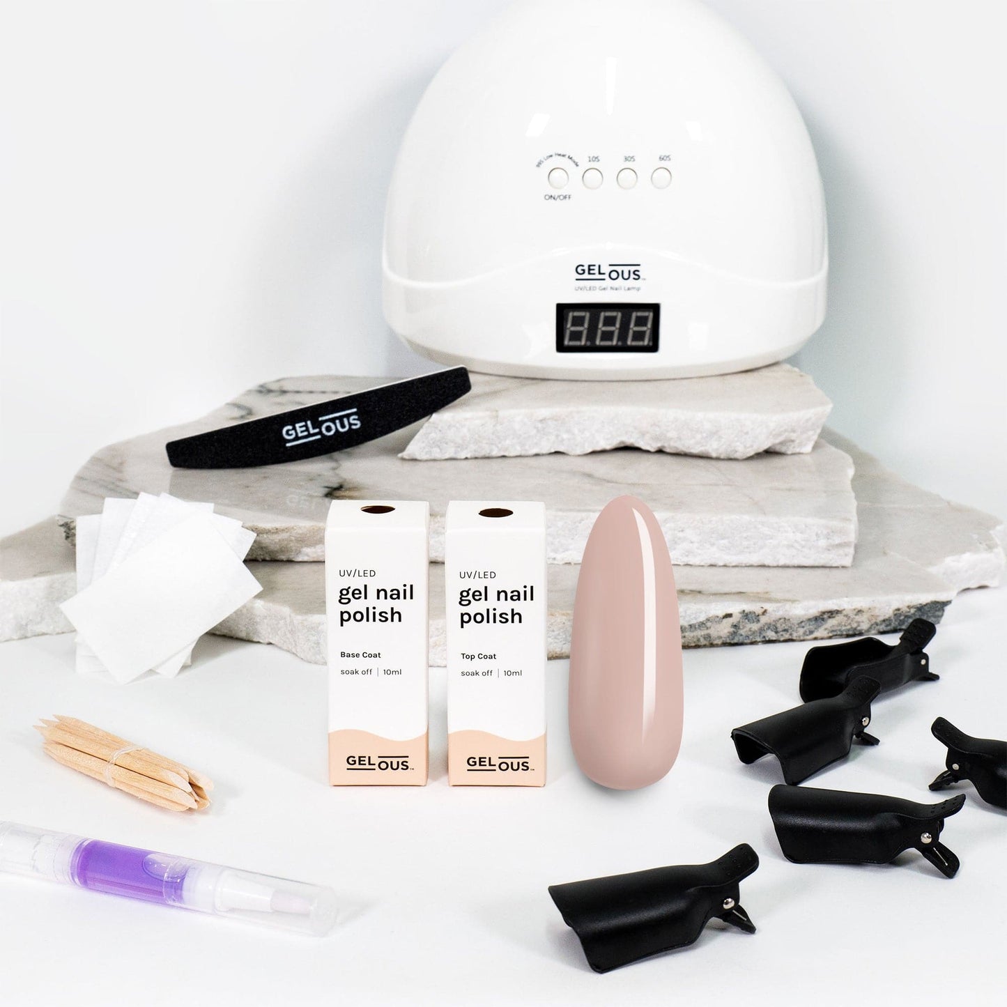 Gelous gel nail polish That's the Clay It Is Starter Pack - photographed in New Zealand