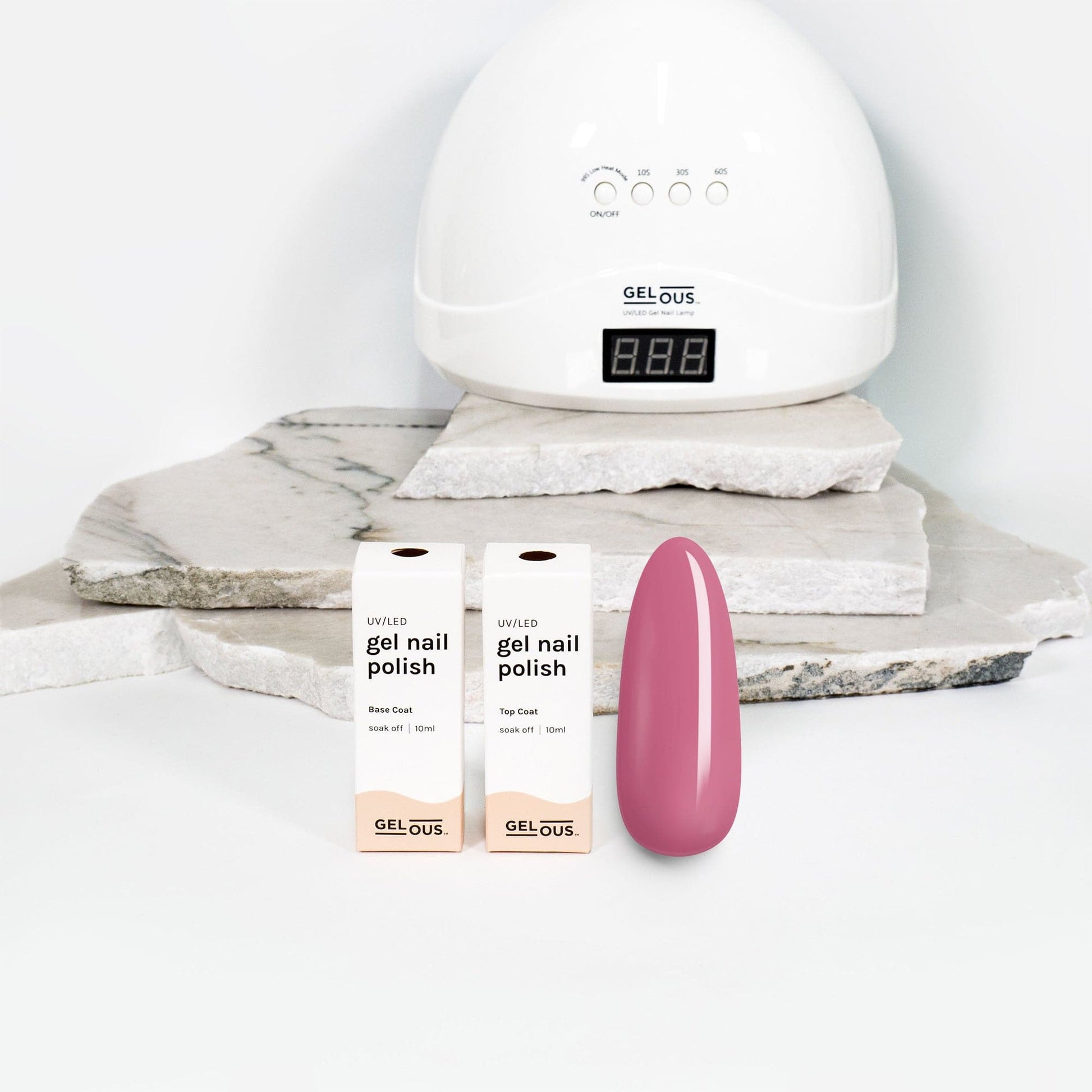 Gelous gel nail polish Vintage Rose Basic Pack - photographed in New Zealand