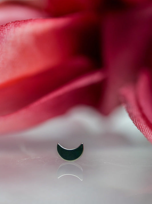 Moon - Titanium Threadless End Standard Jewelry by Neometal