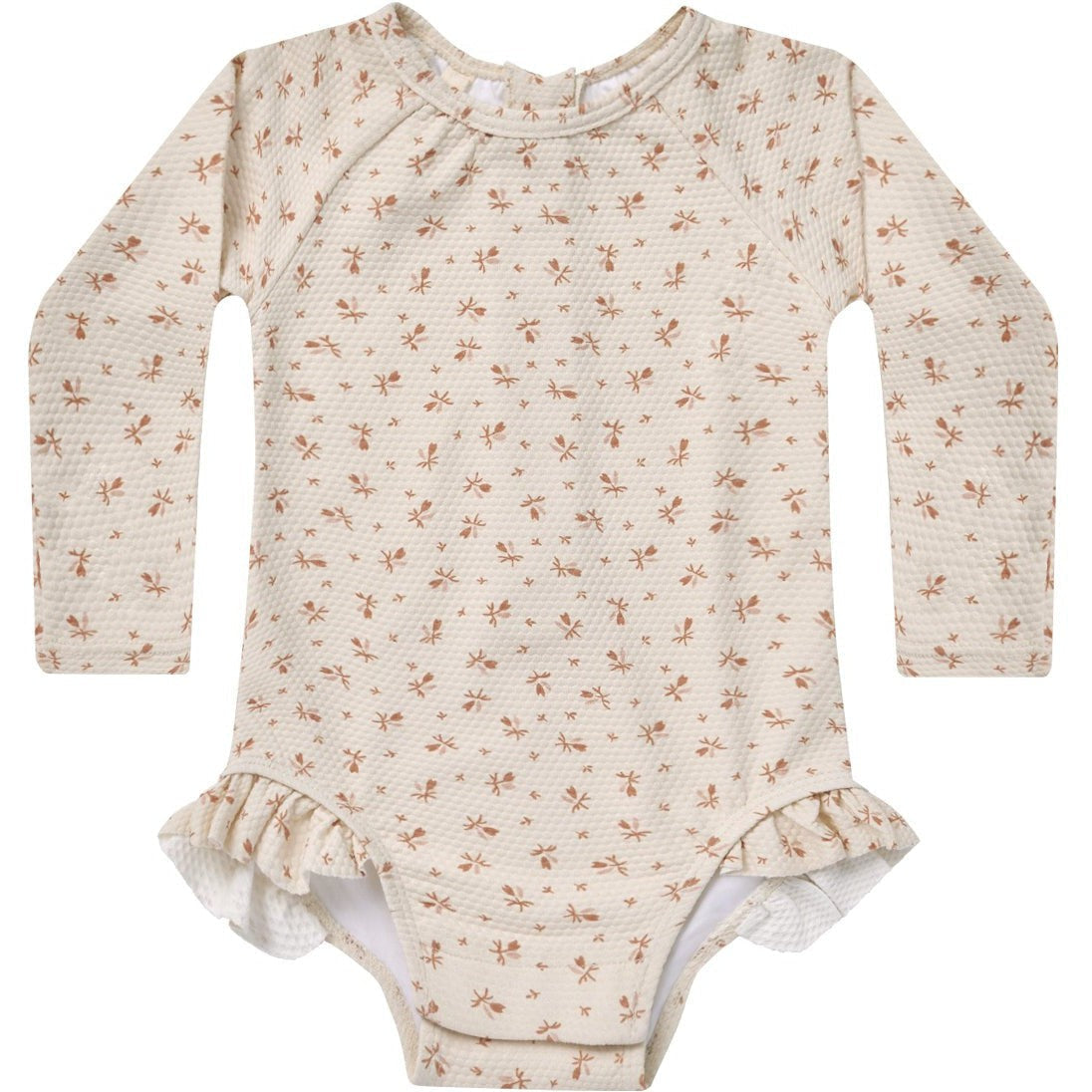 Quincy Mae Olivia Rashguard One-Piece | Clay Ditsy