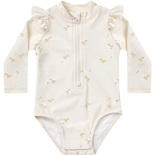 Quincy Mae Byron Rashguard One-Piece | Ducks