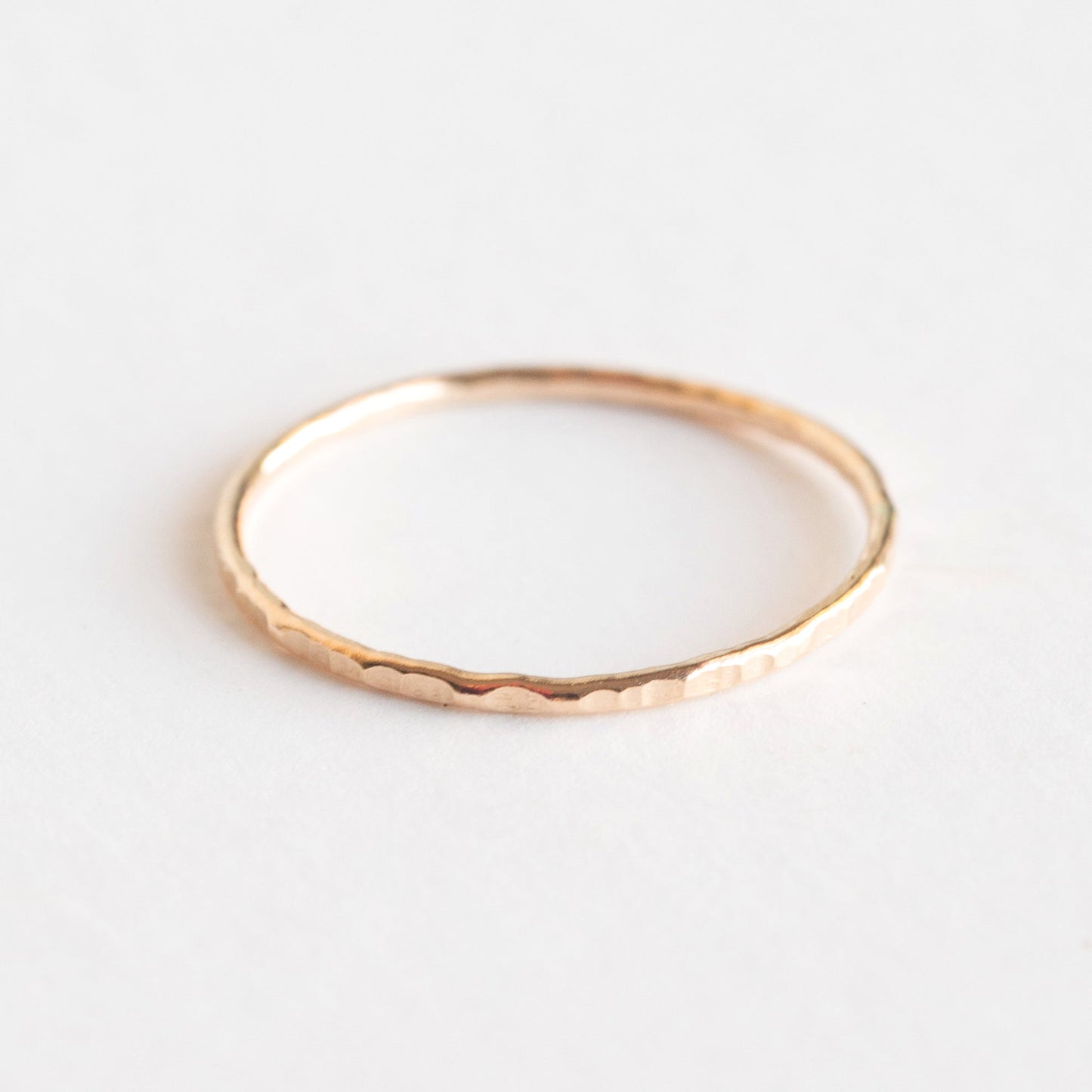 Tiny Hammered Ring