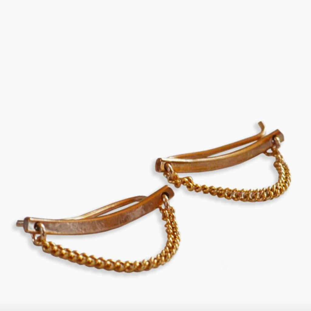 Glamrocks Mini Chain Ear Climbers