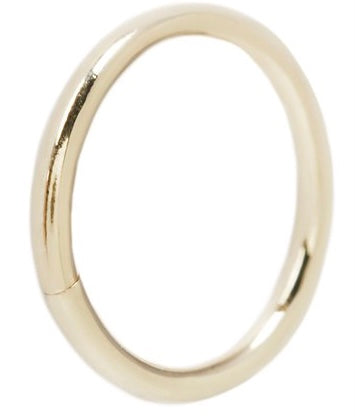 yellow gold 14k seamless ring