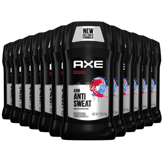 Axe Deodorant, Invisible Solid, Essence, Bulk 2.7 oz -12 Pack