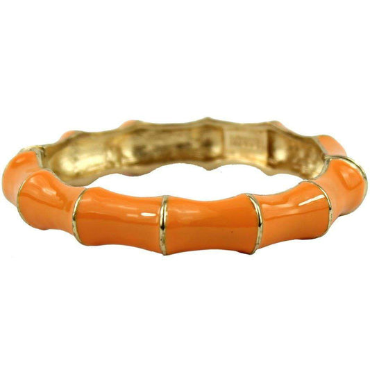 Bamboo Bangle in Orange by Pink Pineapple
