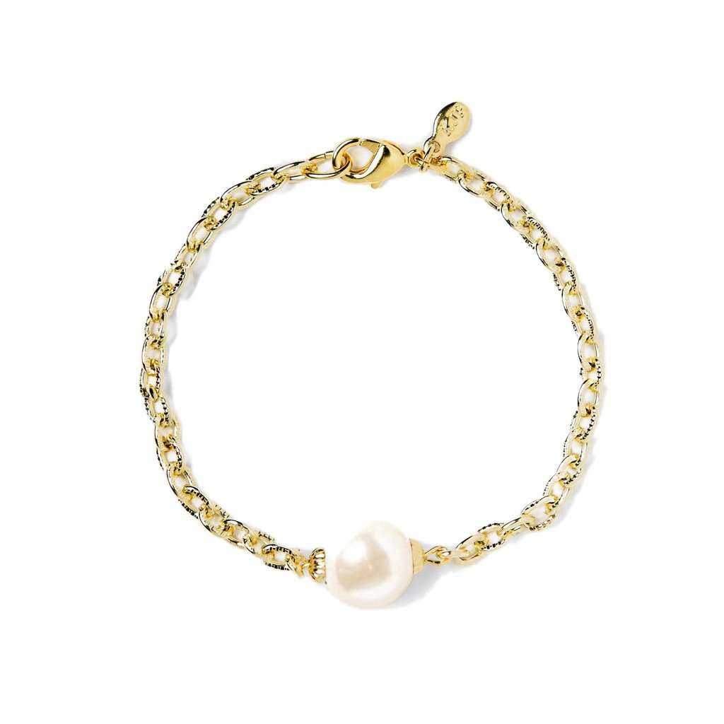 Pearly Perfect Bracelet in Gold by Kiel James Patrick