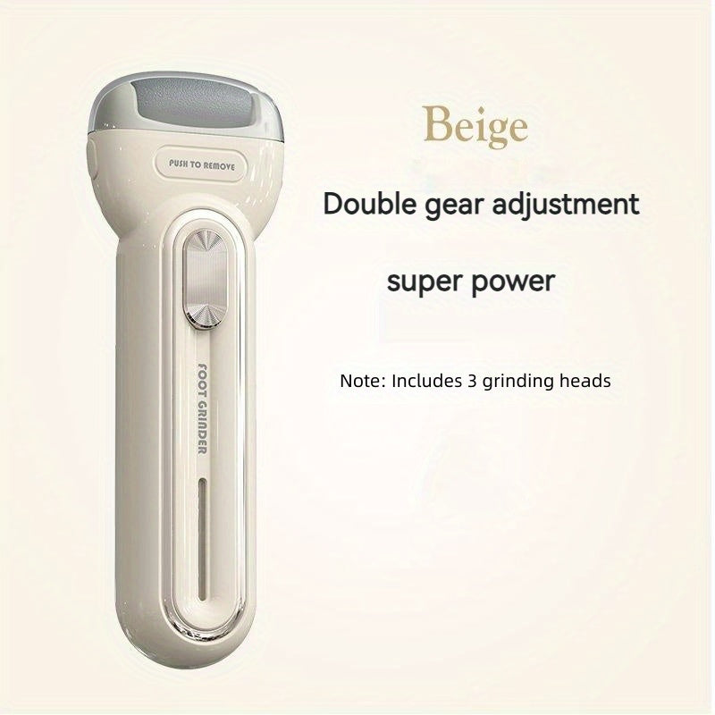 Eliminate Calluses & Exfoliate Feet with Electric File - Foot Care Tool for Pedicure & Heels