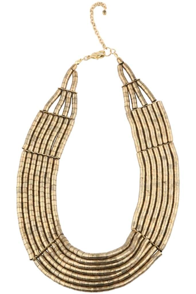 Gold Cleopatra Layered Necklace