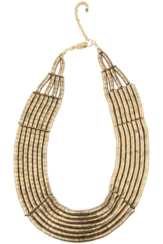 Gold Cleopatra Layered Necklace