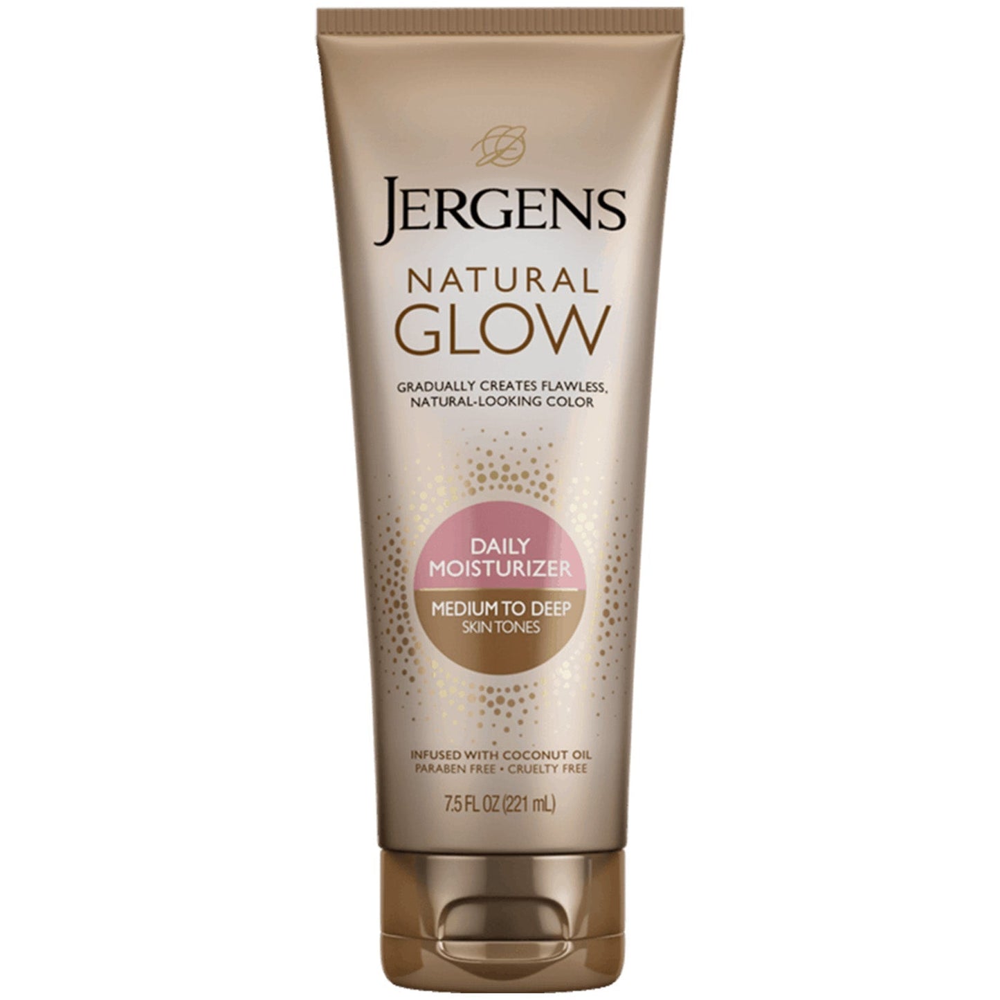 Jergens Natural Glow, Firming Daily Moisturizer, Medium to Deep Skin Tone - Bulk -  7.5 Oz - 5 Pack