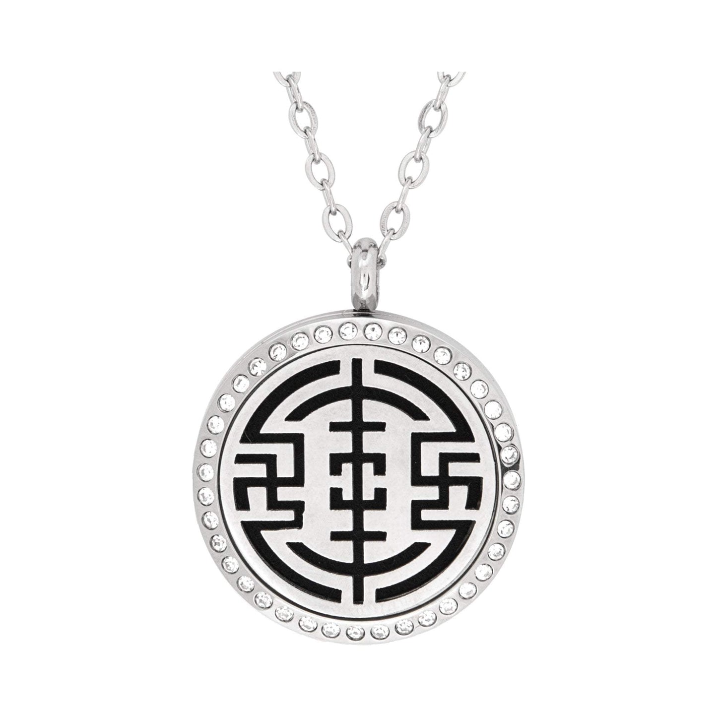 Stainless Steel Orient Crystal Pendant