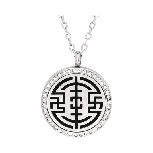 Stainless Steel Orient Crystal Pendant