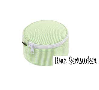 Monogrammed Button Jewelry Round