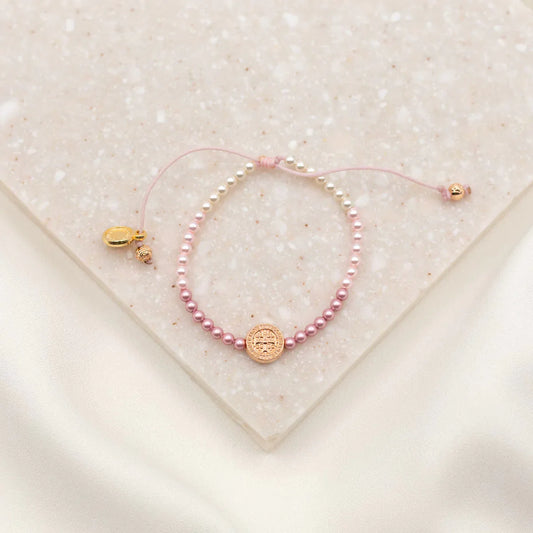 Love Lights the Way Kids Crystal & Pearl Bracelet