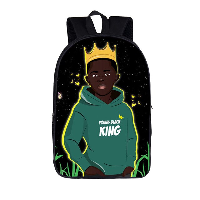 Afrocentric Boys Backpack Bags (Standard Size)