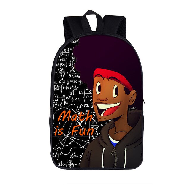Afrocentric Boys Backpack Bags (Standard Size)