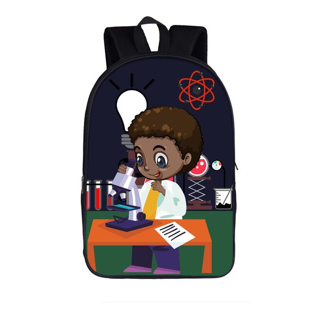 Afrocentric Boys Backpack Bags (Standard Size)