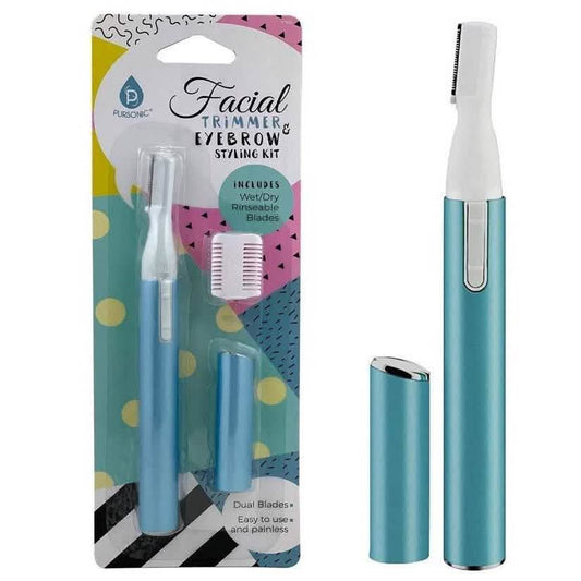 Pursonic Facial Trimmer and Eyebrow Styling Kit