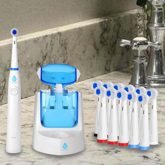 Pursonic RET200 Electric Toothbrush - 12 Brush Heads included