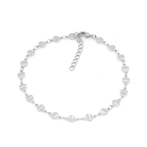 beaded circle anklet