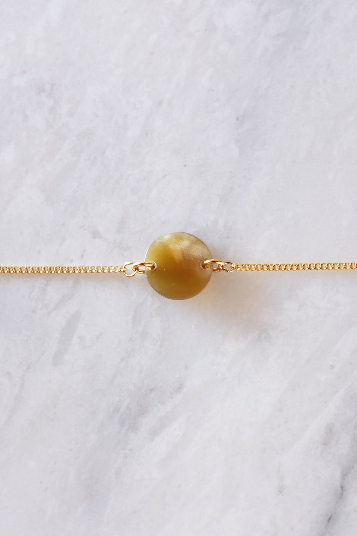 Tran Quoc Dainty Buffalo Horn Charm Bracelet bracelets Hathorway Honey Horn