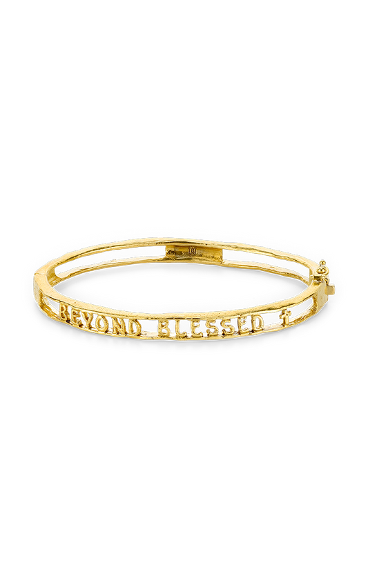 Beyond Blessed Memoire Clasp Bangle Bracelet