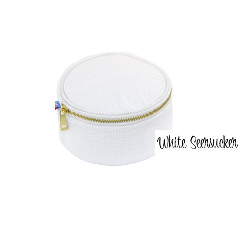 Monogrammed Button Jewelry Round